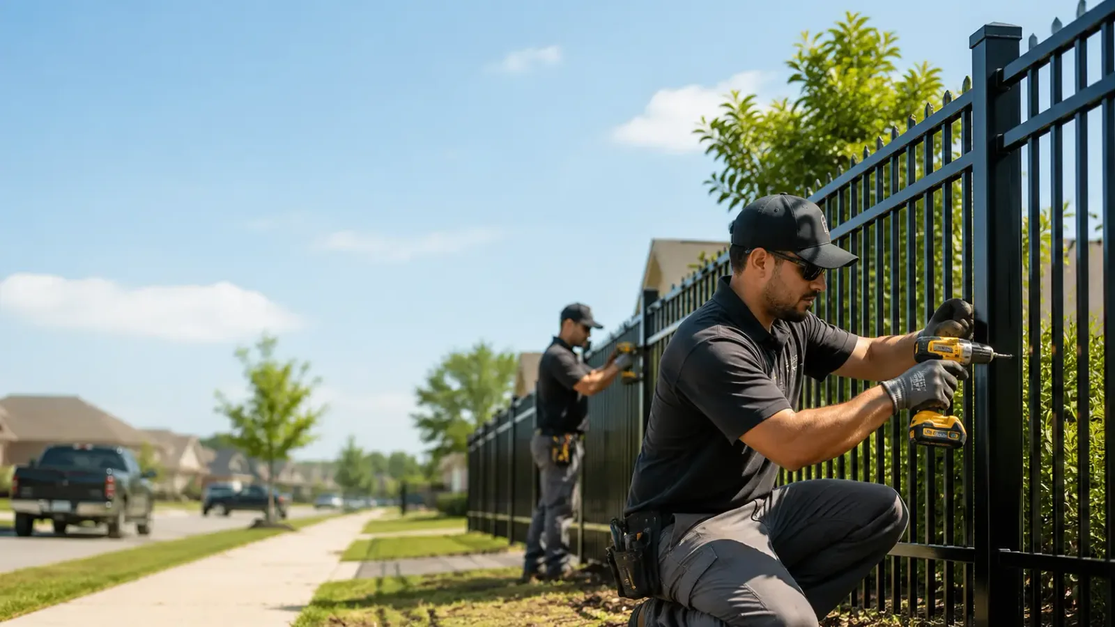 Metal Fence Installation in Oakland, AR